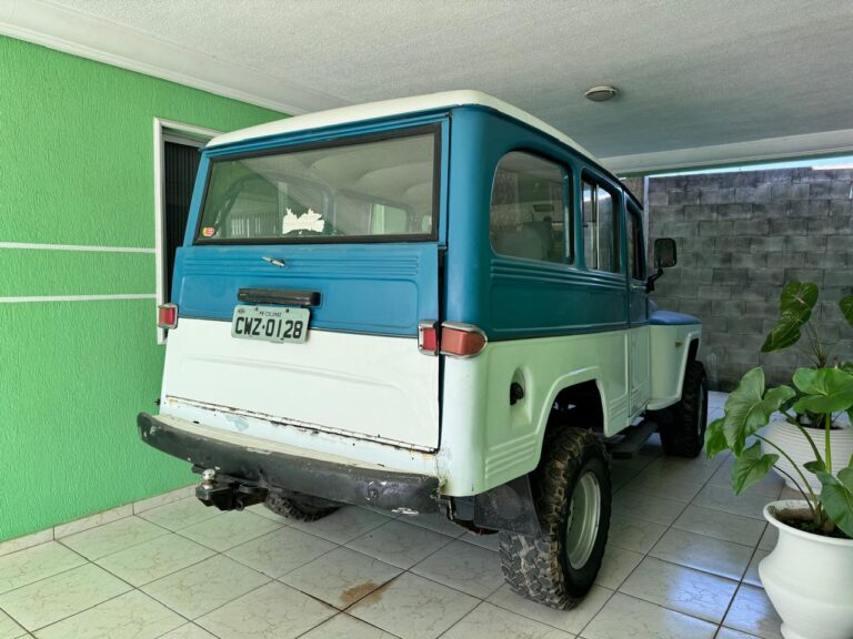 Ford rural 1960 vista traseira